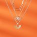 Bohemian Style Whip Chain Fan-shaped DIVA Small Skirt Necklace, Eye Drop Oil Multi-layer Necklace For Women_ipsvogv.com