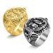 Men's Jewelry Stainless Steel Ring Portrait Pharaoh Anubis Mythical Beast Personality Jewelry Punk Style Ring_ipsvogv.com