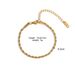 Zhenmang INS Electroplated Circle Personality Simple Ring Gold Plated Double Layer Embossed Braided Bracelet For Men And_ipsvogv.com