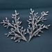 Women's Jewelry Bridal Headpiece Handmade Floral Shaped Hair Piece Side Decoration Symmetrical Bun Hair Comb Hair Accessories_ipsvogv.com