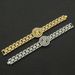 Hip Hop Men's Rotating Dollar Watch with Trendy Personality Cool Full Diamond Punk Bracelet_ipsvogv.com