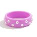 Exaggerated Sweet Cool Ins Style Sparkling Pink Wide Fashionable Irregular Pearl Bracelet_ipsvogv.com