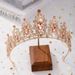 Noble Black Gemstone Diamond Bridal Headdress Alloy Crown Wedding Headdress Hair Accessories Banquet Evening Hair Crown_ipsvogv.com