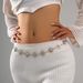 Body Jewelry Summer Sun Waist Chain Women's Fashion All Match Dress Chain Pants Chain Waist Gold Belt_ipsvogv.com