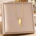 Yusheng Has You, Golden Little Whale Necklace, Female New Chinese Style, Small Crowd, Network, Red Temperament, Fashion,_ipsvogv.com