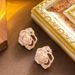 French Light Luxury Exquisite Small Fragrance Style Baked Paint Drip Glazed Camellia With Feminine Temperament, Simple_ipsvogv.com