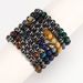 8cm Eye Black Gallstone Natural Bracelet Bracelet Elastic Beads Adjustable_ipsvogv.com