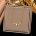 Elegant And Minimalist Cross Pearl Titanium Steel Necklace, Women's Collarbone Chain, Summer New Style Necklace That_ipsvogv.com