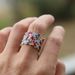 Women's Jewelry Cubic Zirconia Ring Elegant Geometric Design Hypoallergenic Copper Band For Wedding & Daily Wear Sizes 6-9 Ring Jewelry_ipsvogv.com