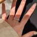 Wrapped Personality With Love Open Adjustable Cross Ring, Exquisite And Unique Charm, High Grade Zircon Ring , Charm,_ipsvogv.com