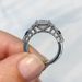 Cao Shi's Shining Zircon Ring for Women's Ins Fashion Princess Cutting Zircon Ring for Women_ipsvogv.com