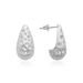 Women’s Jewelry Set Fashion Copper Plated Real Gold Metal Style Teardrop Shaped Earrings Niche Design Irregular Earrings Jewelry_ipsvogv.com