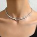 Fashionable luxurious American long necklace with female personality, diamond arrangement, niche design, collarbone_ipsvogv.com