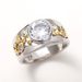 Cao Shi's ethnic style creative hollow out zircon ring trend personalized index finger ring_ipsvogv.com