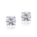 Shining 1ct Moissanite Earrings S925 Silver Four Claw Inlaid With Colored Diamonds Moissanite Earrings Simple Style_ipsvogv.com