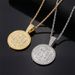 Hip Hop Number 69 Round Accessory 6ix9ine Rapper Hiphop Pendant Necklace_ipsvogv.com