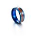 ring popular couple wedding ring inlaid teak titanium steel ring stainless steel jewelry_ipsvogv.com
