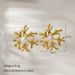 Women’s Jewelry Set Fashion Winter Hot Selling Super Large Flower Geometric Earrings Stainless Steel Coral Inlaid Pearl Irregular Smooth Earrings_ipsvogv.com