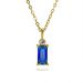 Retro Rectangular Necklace Emerald Square Zircon Necklace Literary Light Luxury Style Niche Design Necklace_ipsvogv.com