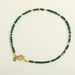 Jewelry & Accessories Niche Green Stone Beaded Necklace Female Fashion Single Loop Spring Buckle Square Brand Letter Bracelet Set_ipsvogv.com