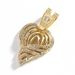 Full Diamond Love Alloy Pendant Hip Hop Fashion Cuban Chain Trendy Men's Necklace_ipsvogv.com