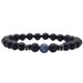 Accessories 8mm matte black volcanic stone amber weathered stone female energy yoga bracelet_ipsvogv.com