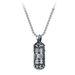 Men's Jewelry Personality Retro Six Word Mantra Totem Cylindrical Stainless Steel Pendant Necklace_ipsvogv.com