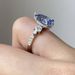 New Blue Artificial Zircon Ring, Women's Engagement Ring_ipsvogv.com