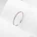 Niche Design 999 Full Silver Sky Star Women's Frost Sandblasting Closed Plain Ring New Product Accessories_ipsvogv.com