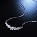 Live streaming new simulation moissanite seven star necklace, collarbone chain, straight row pendant, headwear for_ipsvogv.com