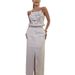 Holiday Daily Women's Streetwear Solid Color Linen Cotton Skirt Sets Skirt Sets_ipsvogv.com