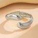 hot selling hug open bracelet bracelet personalized metal smooth symmetrical water drop spring buckle bracelet_ipsvogv.com