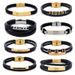 Men's Personalized Multi-layer Braided Bracelet Stainless Steel Curved Tag Leather Wristband Jewelry_ipsvogv.com