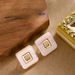 Internet Celebrity Live Streaming Fashion, Simple Geometric Resin Earrings, Feminine Temperament, Versatile And High-end_ipsvogv.com