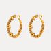 Women's Jewelry Zircon Winding Beaded Earrings Copper Plated With Real Gold Simple High End Sense Of Luxury Niche Exquisite Earrings_ipsvogv.com