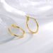 Earrings Simple All Match Geometric Round Small Hoop Earrings For Women In Various Sizes Gold Plated Ear Buckles_ipsvogv.com