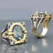 Beidi Square With Round Haoshi Ring For Men_ipsvogv.com