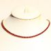 Hip Hop Colorful Row Necklace Tennis Zircon Chain Women Rainbow Full Diamond Choker Trendy Jewelry_ipsvogv.com