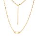 Women's Jewelry Multi Layered Necklace With Loops, Star And Moon Combination Clavicle Chain, Ins Popular Stacked Chain_ipsvogv.com