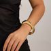 Exaggerated Alloy Smooth Open Niche High-end Fashion Simple Silver Bracelet_ipsvogv.com