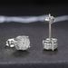 Cao Shiman diamond hip hop men's Earrings micro set zircon Plated Round Earrings_ipsvogv.com