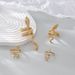 New Cool And Handsome Pattern Punk Snake Animal Exaggerated Four Piece Set Ring_ipsvogv.com