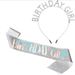 Girls Queen Headband Party Birthday Party Gift BIRTHDAY Girl Glitter Colorful Shoulder Strap Etiquette Belt_ipsvogv.com