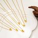 Hit New Product 26 Letter Necklace Gold Copper Plated Bubble Letter Necklace_ipsvogv.com