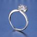 S Pure Silver Jewelry Stone Love Ring D Color 1 Carat Mosang Diamond Platinum Plated Trendy Style Live Broadcast_ipsvogv.com
