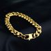 Trendy 10mm Cuban Titanium Steel Hot Selling Hip Hop Personality Versatile Fashion Men's Bracelet_ipsvogv.com