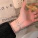 Double Layered Zircon Bracelet For Women, Light Luxury, High-end, Niche Design, Simple Personalized Chain, Cool And_ipsvogv.com