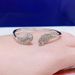 Gold And Silver Feather Bracelets For Women Elements Crystal Bracelets For Women_ipsvogv.com