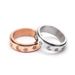 Women's Jewelry Rotating Star Moon Titanium Steel Ring Ladies Temperament Diamond Rose Gold Jewelry_ipsvogv.com