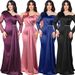 Women's Clothing 2024 New Women's Large Size Bridesmaid Dress Trailing Banquet Evening Dress_ipsvogv.com